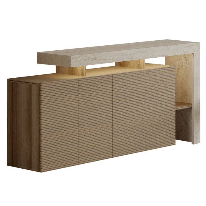 Hanah Home Beliz - Travertino, Warm Oak Hanah Home Beliz - Travertino, Warm Oak